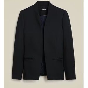 J. Crew Black Going-out Blazer In Stretch Twill